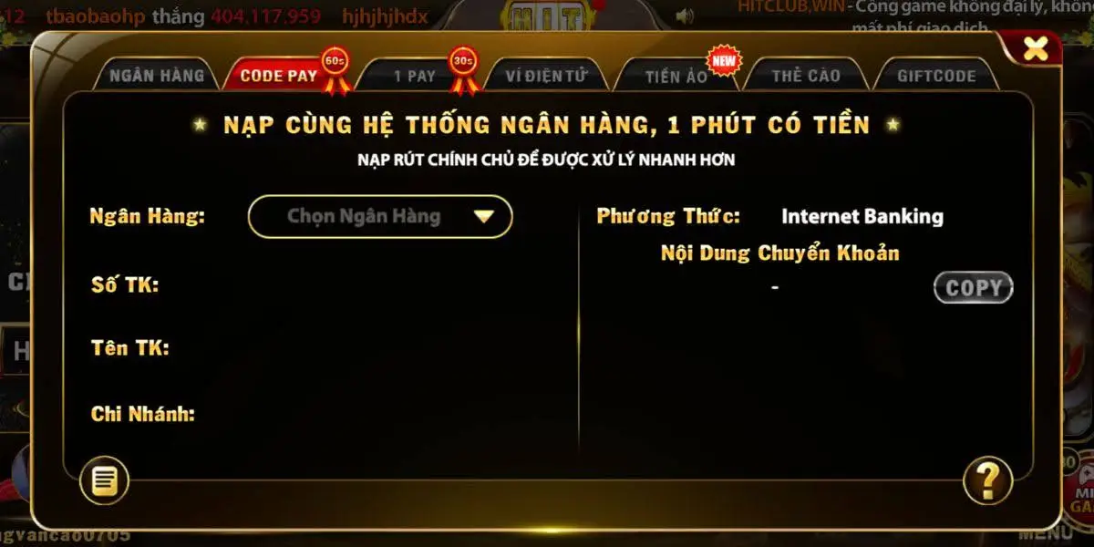 Quy Trinh Nap Tien Don Gian va An Toan
