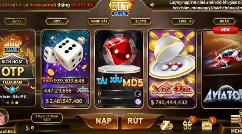 Những mẹo chơi minigame Hitclub hiệu quả thu bội tiền thưởng