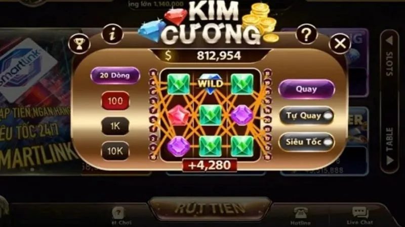 Tham gia Mini game Kim Cương tại link vào Hit club an toàn